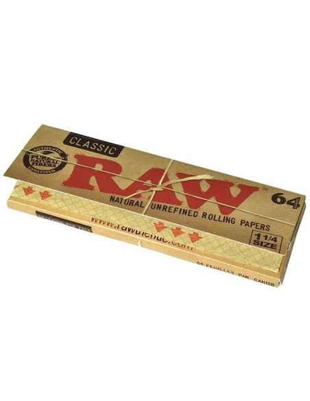 Comprar PAPEL RAW CLASSIC 1 1/4 64 HOJAS RAW PAPERS