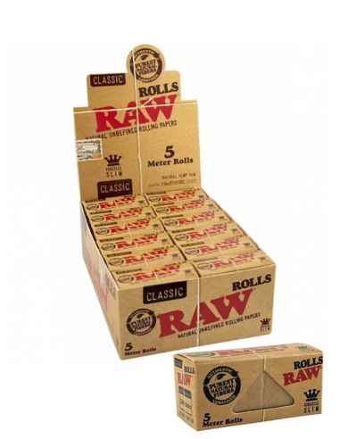 Comprar ROLLO RAW 5M CLASSIC KS SLIM RAW PAPERS