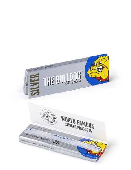 Comprar PAPEL BULLDOG SILVER SINGLE WIDE THE BULLDOG