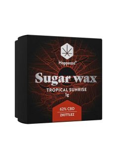 Comprar EXTRACTO CBD SUGAR WAX 62% TROPICAL SUNRISE HAPPEASE