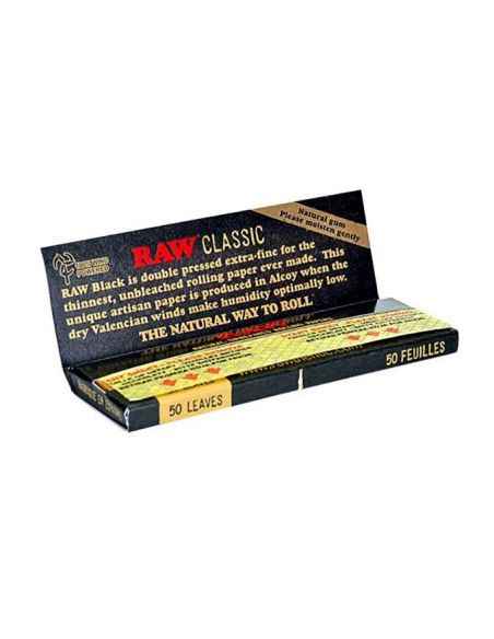 Comprar PAPEL RAW BLACK 1/4 RAW PAPERS
