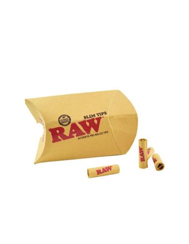 Comprar TIPS PRE-ENROLLADOS RAW SLIM 20UDS RAW PAPERS
