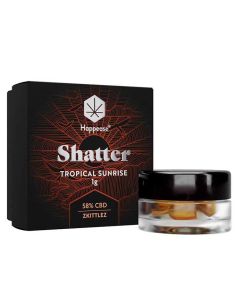 Comprar SHATTER CBD 58% TROPICAL SUNRISE HAPPEASE