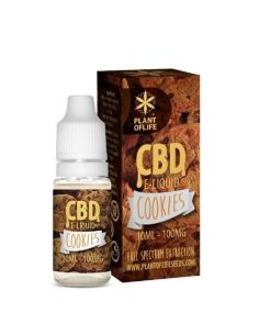 Comprar CBD E-LIQUID 1% COOKIES 10ML PLANT OF LIFE