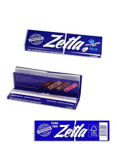 Comprar PAPEL AZUL KS WIDE + TIPS ZETLA ZETLA