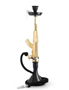 Comprar HOOKAH AK-47 DORADA 84CM