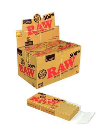Comprar RAW 500 CLASSIC 1 1/4 RAW PAPERS
