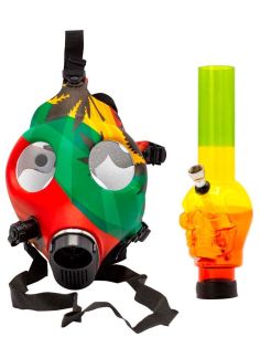 Comprar MASCARA GAS BONG RASTA SKULL AMSTERDAM