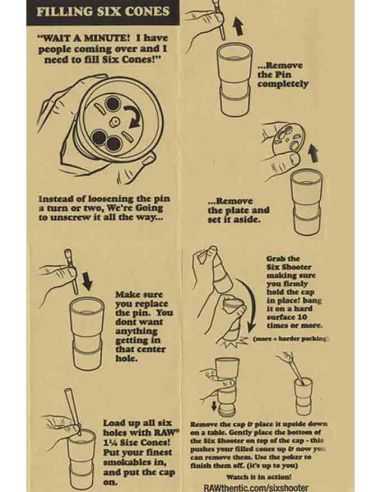 Comprar RAW SIX SHOOTER LEAN SIZE RAW PAPERS