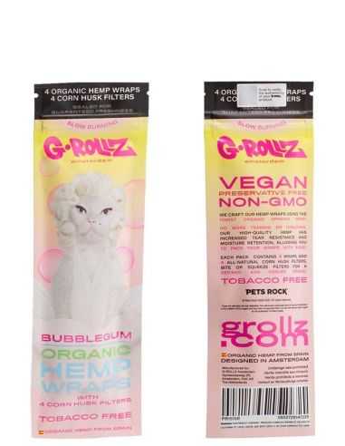Comprar ORGANIC HEMP BLUNT FILTRO MAIZ BUBBLEGUM G-ROLLZ