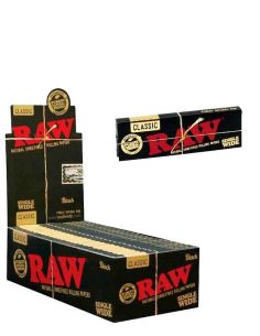 Comprar RAW BLACK SINGLE WIDE RAW PAPERS