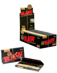 Comprar RAW BLACK SINGLE WIDE DOUBLE RAW PAPERS