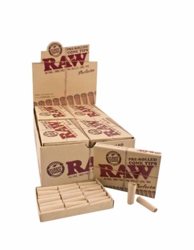 Comprar BOQUILLAS CONOS PRE-ROLLED RAW PERFECTO RAW PAPERS