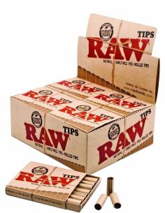 Comprar RAW TIPS PRE-ROLLED 21UDS RAW PAPERS