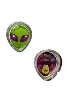 Comprar CENICERO CRISTAL ALIEN FLUORESCENTE