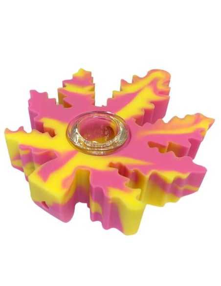 Comprar PIPA SILICONA WEED LEAF