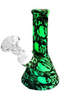 Comprar BONG SILICONA FLUORESCENTE SKULLS