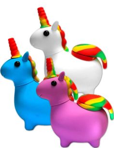 Comprar PIPA SILICONA UNICORNIO 12CM