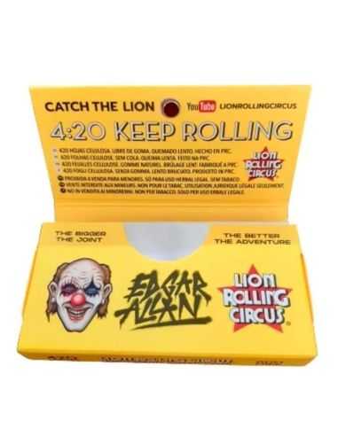 Comprar PAPEL TRANSPARENTE 1 1/4 LION ROLLING LION CIRCUS