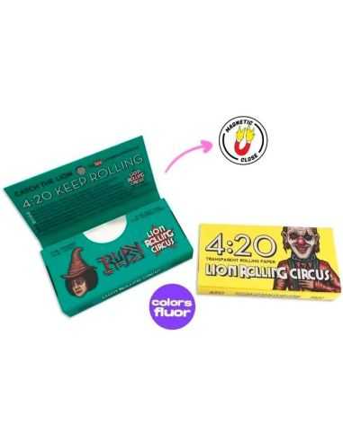 Comprar PAPEL TRANSPARENTE 1 1/4 LION ROLLING LION CIRCUS