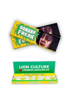 Comprar PAPEL AROMATIZADO BANANA FREAK 1 1/4 LION CIRCUS