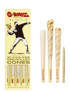 Comprar 20 CONOS KS ORGANIC HEMP BANKSY G-ROLLZ