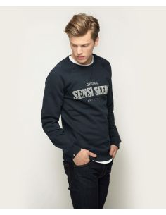 Comprar TERRY CREW NECK NAVY AZUL SENSI SEEDS