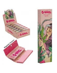 Comprar G ROLLZ PAPEL KING SIZE 50 + 50 TIPS MUSHROOM LADY PINK G-ROLLZ