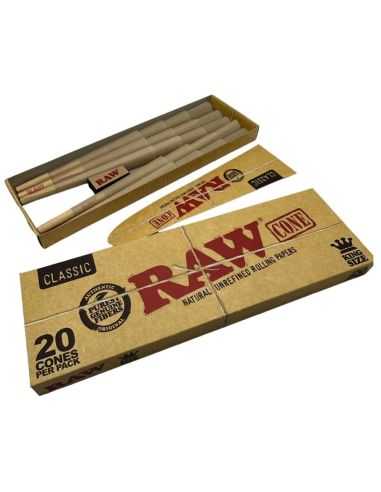 Comprar RAW CLASSIC CONE 20PK KS RAW PAPERS