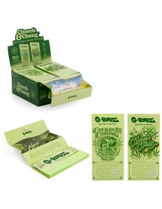 Comprar G-ROLLZ CHEECH & CHONG SET 1 ORGANIC GREEN HEMP - 50 KS PAPERS + TIPS & TRAY G-ROLLZ