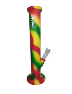 Comprar BONG RETRO SILICONA RASTA 35 CM