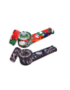 Comprar PIPA DE SILICONA DISEÑO 90 MM CON TAPA