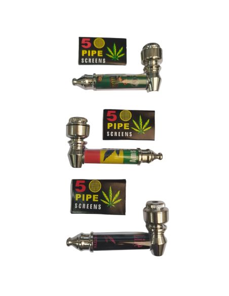 Comprar PIPA METALICA 6,5 CM CON TAPA