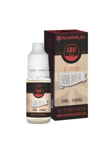 Comprar CBD E-LIQUID 5% SOUR DIESEL PLANT OF LIFE