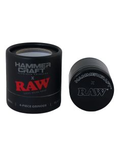 Comprar RAW GRINDER X HAMMERCRAFT NEGRO 4 PARTES RAW PAPERS