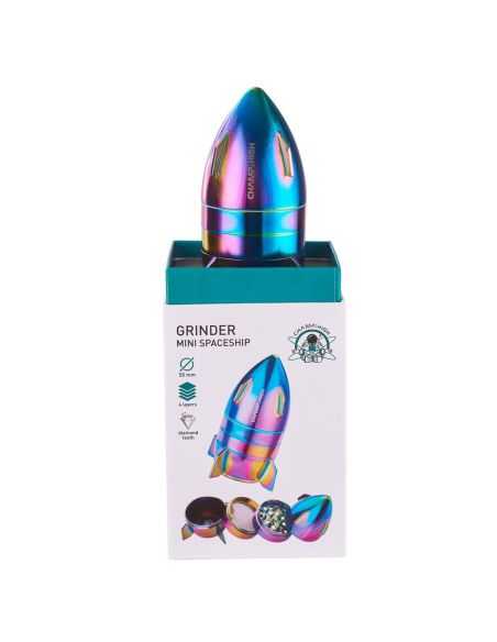 Comprar GRINDER 4 PARTES MINI SPACESHIP RAINBOW CHAMP-HIGH
