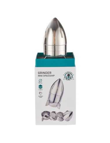 Comprar GRINDER 4 PARTES MINI SPACESHIP PLATA CHAMP-HIGH