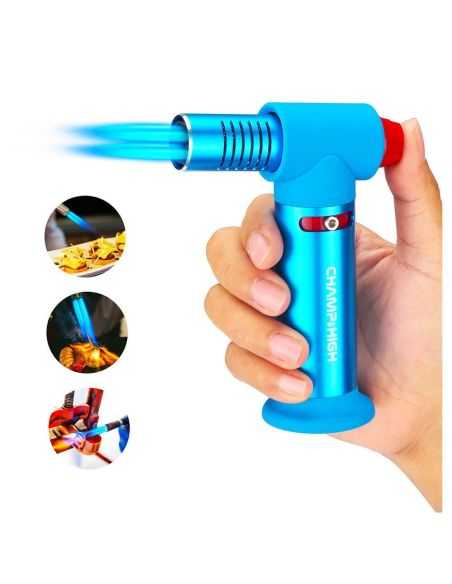 Comprar SOPLETE CHAMP HIGH 4 LLAMAS AZUL CHAMP-HIGH