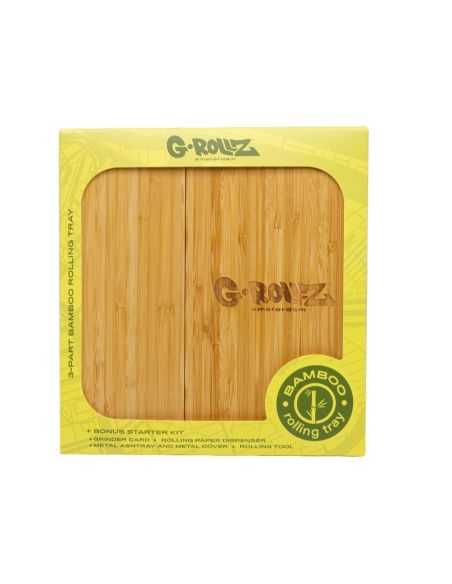 Comprar BANDEJA DE LIAR DE BAMBOO 3 PARTES 26X49CM G-ROLLZ