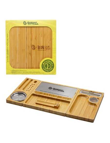 Comprar BANDEJA DE LIAR DE BAMBOO 3 PARTES 26X49CM G-ROLLZ
