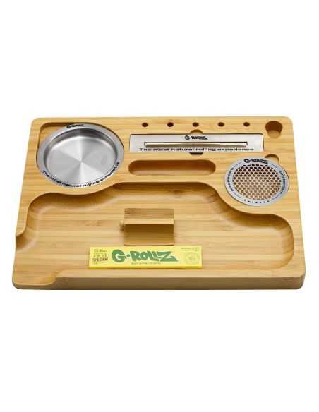 Comprar BANDEJA DE LIAR DE BAMBOO MIXER KIT 28.5X21.5CM G-ROLLZ