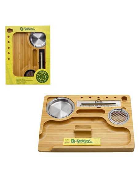 Comprar BANDEJA DE LIAR DE BAMBOO MIXER KIT 28.5X21.5CM G-ROLLZ