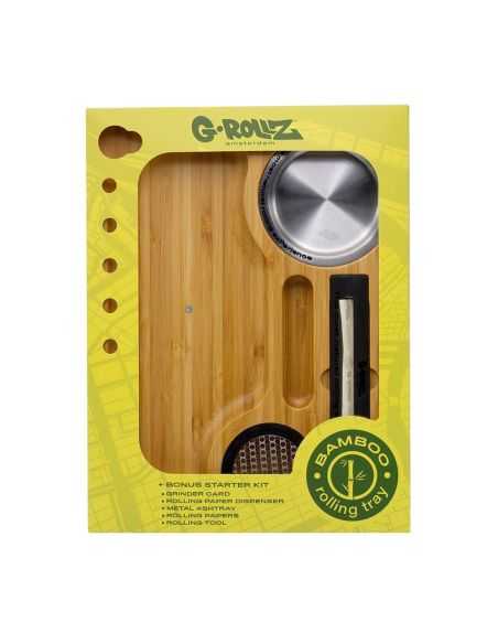 Comprar BANDEJA DE LIAR DE BAMBOO MIXER KIT 28.5X21.5CM G-ROLLZ