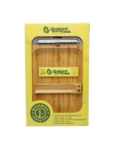 Comprar BANDEJA DE LIAR DE BAMBOO 28X17CM G-ROLLZ
