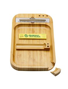 Comprar BANDEJA DE LIAR DE BAMBOO 28X17CM G-ROLLZ