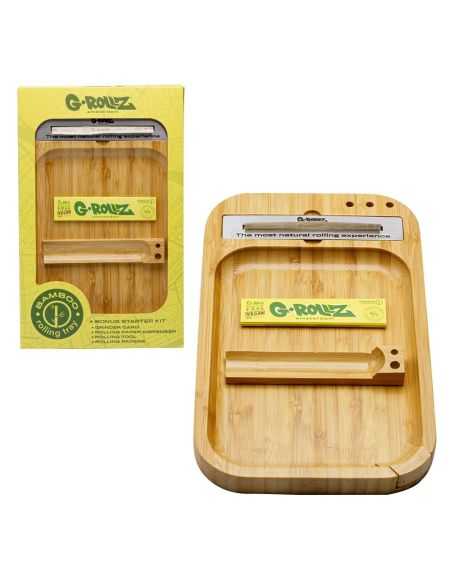 Comprar BANDEJA DE LIAR DE BAMBOO 28X17CM G-ROLLZ