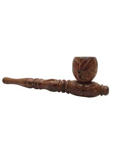 Comprar PIPA MADERA TALLADA 14.5 CM