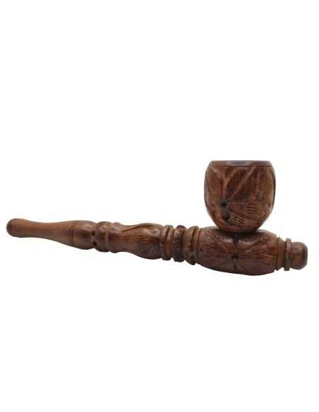 Comprar PIPA MADERA TALLADA 14.5 CM