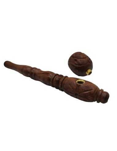 Comprar PIPA MADERA TALLADA 14.5 CM