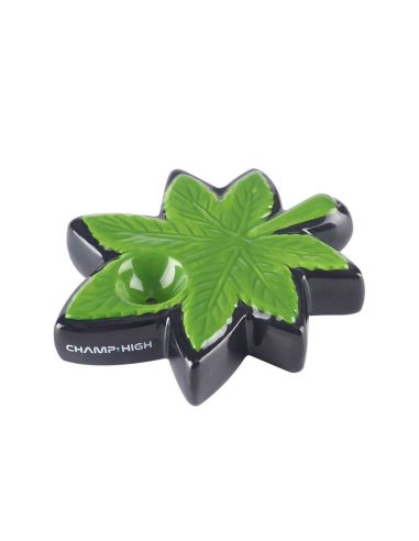 Comprar PIPA CERAMICA HOJA DE MARIHUANA CHAMP-HIGH